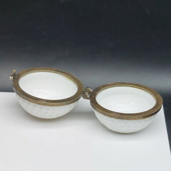 Midwest of Cannon Falls PHB Porcelain Golf Ball Hinged Trinket Box - Picture 6 of 7